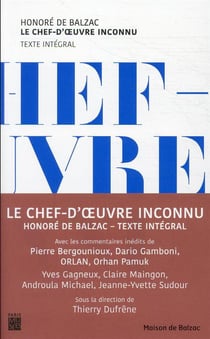 Balzac , le chef-d'oeuvre inconnu