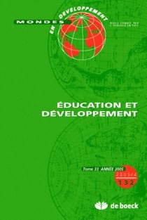 Mondes en développement n.132 : éducation et développement