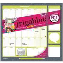 Frigobloc Mensuel : Calendrier d'organisation familiale / mois (édition 2026)