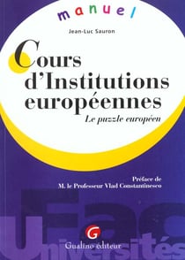 Memento institutions europeennes