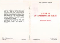 Autour de la conference de berlin - recherche diverses