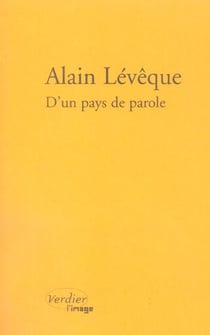 D'un pays de parole