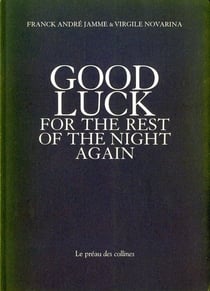 Good luck for the rest of the night again