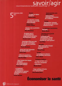 Économiser la santé (septembre 2008)
