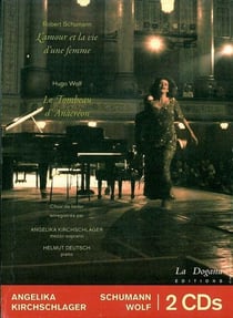 Coffret Angelika Kirchschlager - Schumann Wolf : 2 Livres et 2 CD