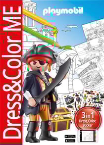 Playmobil pirates : dress & color me