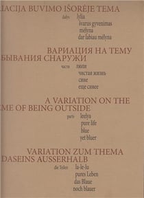 Algirdas seskus: a variation on the theme of being outside