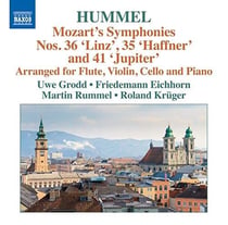 Mozart symphonies n°35, 36 and 41