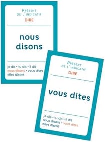 Coup de pouce pour apprendre Hachette Istra - Jeu de cartes Présent de l'indicatif - 2019