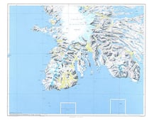 100TAA3 - Kerguelen - feuille Sud-Ouest