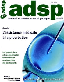 Revue ADSP : l'assistance médicales à la procréation