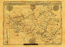 BRETAGNE EN 1605 50 CM X 38 CM