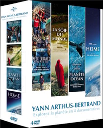 Coffret Yann Arthus-Bertrand - Planète Océan + La soif du monde + Home + Méditerranée, notre mer à tous