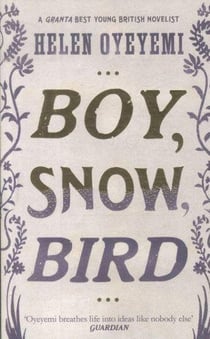 Boy, snow, bird