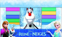 LA REINE DES NEIGES - OLAF ET SES AMIS COFFRET 10 LIVRES AVEC PELUCHE