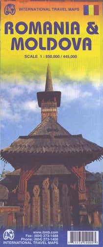 ROMANIA & MOLDOVA - 1/850.000 - 445.000