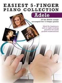 Easiest 5-Finger Piano Collection: Adele - partition Piano