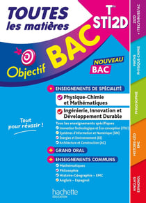 Objectif bac : Toutes les matières - Terminale STI2D (édition 2026)
