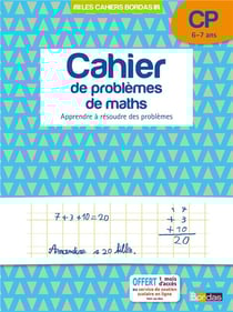 Cahier de problèmes de maths - CP - 6-7 ans - apprendre à résoudre des problèmes