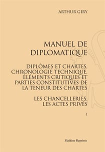 Manuel de diplomatique