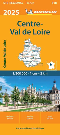Carte Régionale Centre - Val de Loire 2025