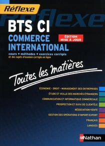 BTS commerce international - toutes les matières