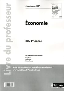 Competences Bts économie Bts 1Ere année (Livre Du Professeur)