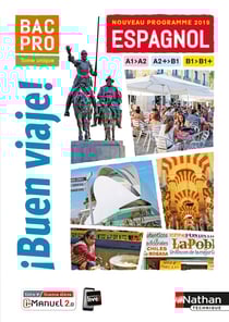Buen viaje : espagnol : bac pro : niveau A2/B2 : livre + licence de l'élève (édition 2019)