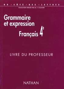 Français 4e grammaire professeur