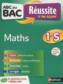 Abc du bac reussite - maths -1ère s