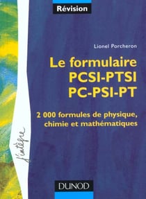 Le formulaire pcsi-ptsi - pc-psi-pt