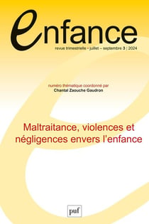 Revue enfance n.76 : Maltraitance, violences et négligences envers l'enfance (édition 2024)