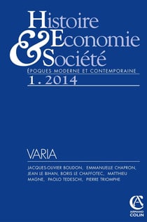 Histoire, économie & société (1/2014) Varia