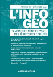 L'information géographique - n°4/2021 L'Amérique latine en 2021 : des territoires disputés