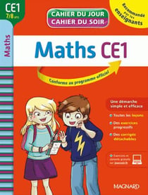 Cahier du Jour/Cahier du Soir Maths CE1