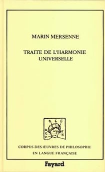 Traité de l'harmonie universelle, 1627