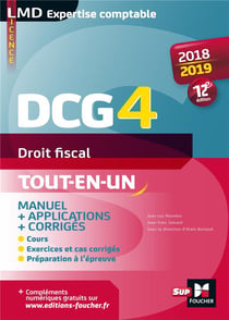 Dcg 4 - droit fiscal - manuel et applications - préparation complète (édition 2018/2019)