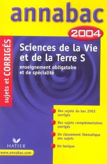 Annabac - sujets corriges (édition 2004)