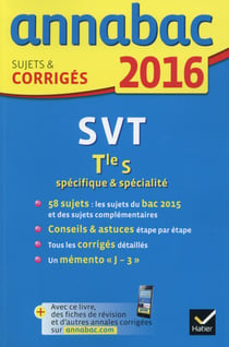 Annabac - svt - terminale s
