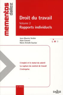Droit travail t.2 - rapports individuels (édition 2011)