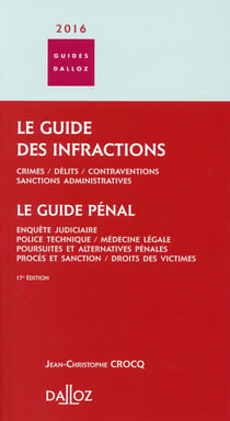 GUIDE DES INFRACTIONS 2016