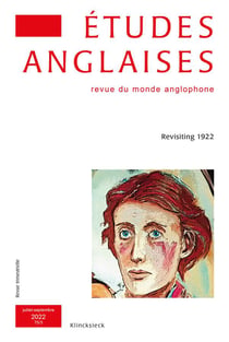 Etudes anglaises n.3 : revisiting 1922 (édition 2022)