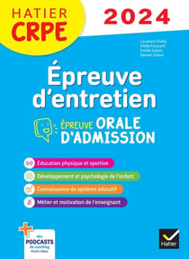 Épreuve d'entretien - CRPE - épreuve orale d'admission (édition 2024/2025)
