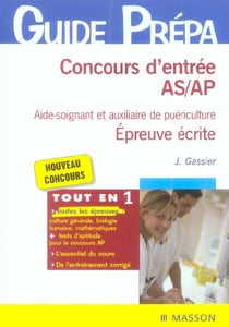 Concours d'entree as/ap epreuve ecrite aide-soignant