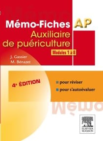 Mémo-fiches : AP - auxiliaire de puériculture - modules 1 à 8 (4e édition)