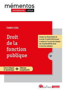 Droit de la fonction publique (10e édition)