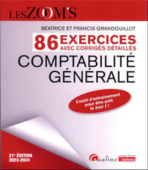 86 exercices avec corrigés détaillés - comptabilité générale (édition 2023/2024)