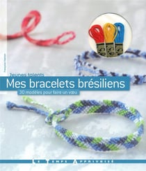 Fils de coton pour bracelets brésiliens 12 échevettes Berlingot Graine  Créative chez Rougier & Plé