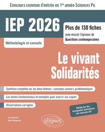 Concours commun IEP 2026 : Le vivant / solidarités