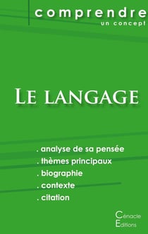 Le langage - la pensée des plus grands philosophes autour d'un thème